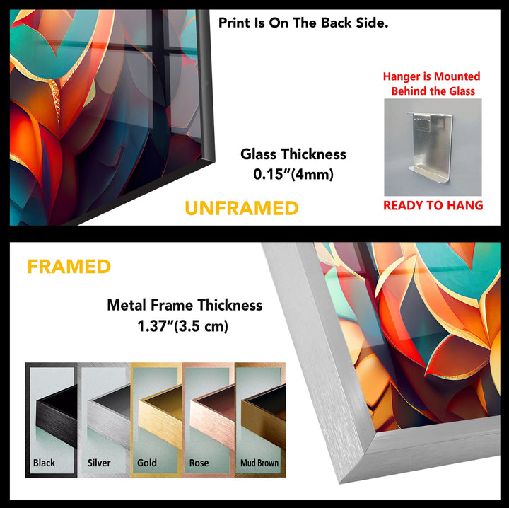 Mandala Artwork Glass Wall Art