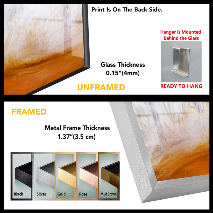 Ocean Wave Abstract Glass Wall Art – A Captivating Seaside View