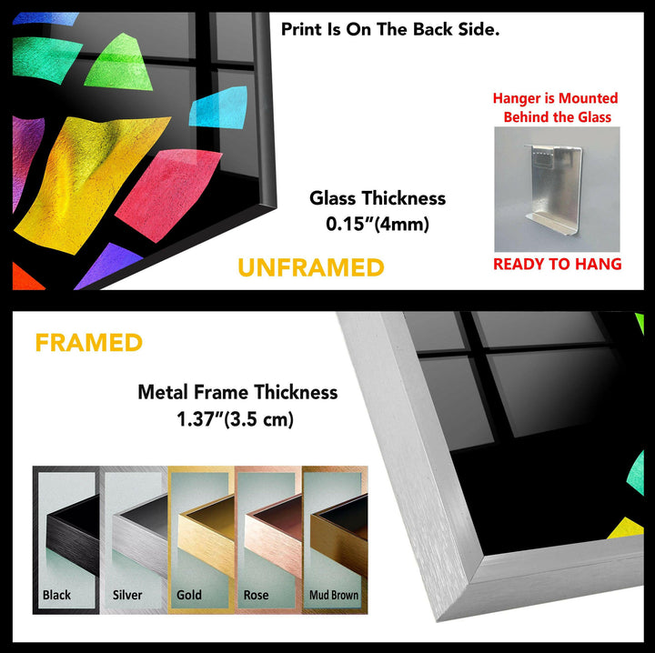 Human Face Abstract Tempered Glass Wall Art - MyPhotoStation