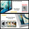 Dolphin Stained Tempered Glass Wall Art