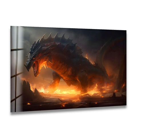 Fierce Dragon: A fiery dragon ready to ignite your space with power and energy.
