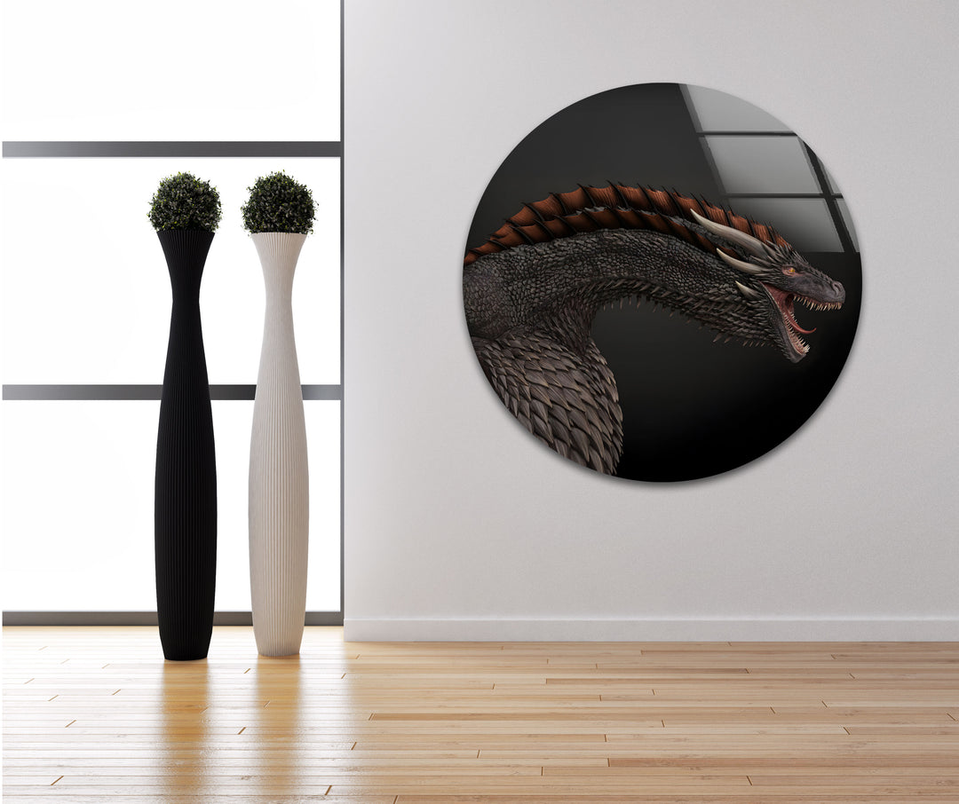 Fierce Dragon: A strong, powerful dragon, ideal for making a bold statement on your walls.
