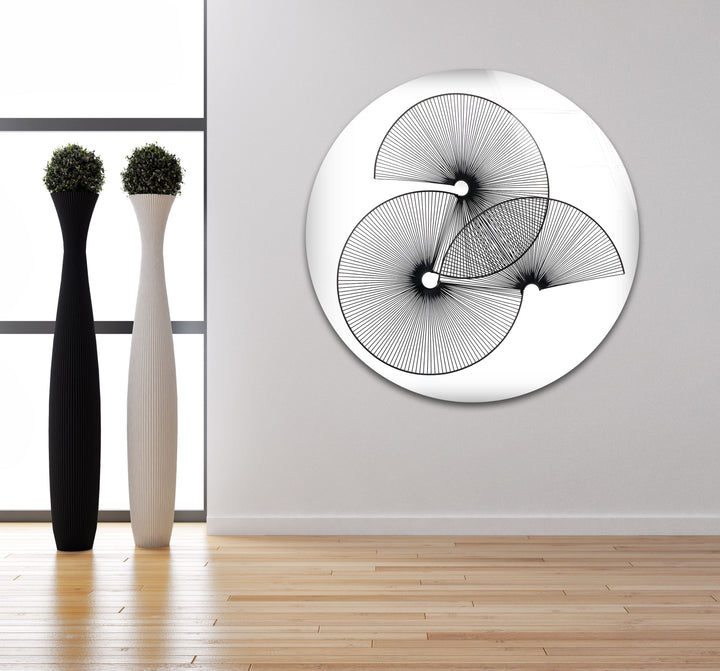 Black and White Modern Geometric Design - A Touch of Elegance for Your Home
