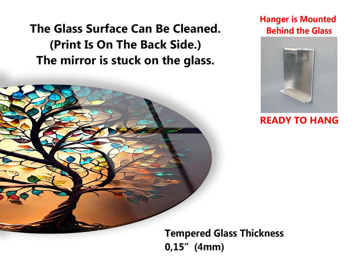 Life of Tree Tempered Glass Wall Art - MyPhotoStation