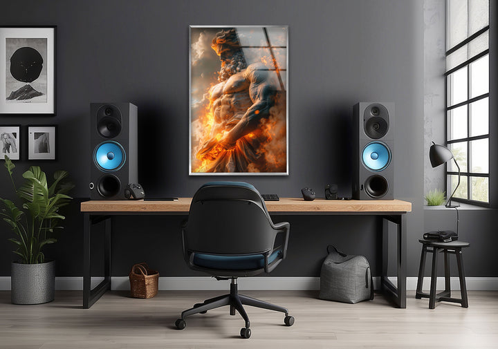 Zeus Glass Wall Art art glass wall art, glass wall art pictures
