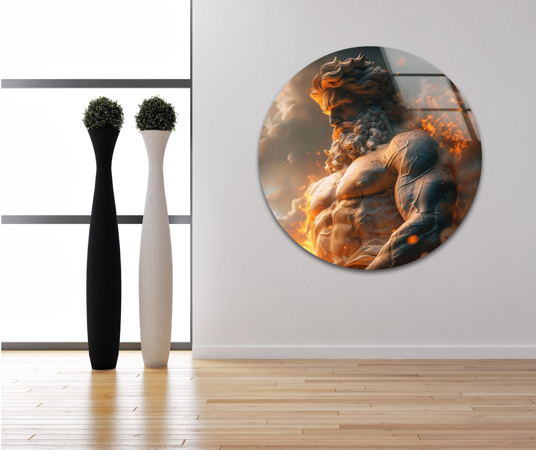 Zeus Glass Wall Art glass photo prints, glass picture prints
