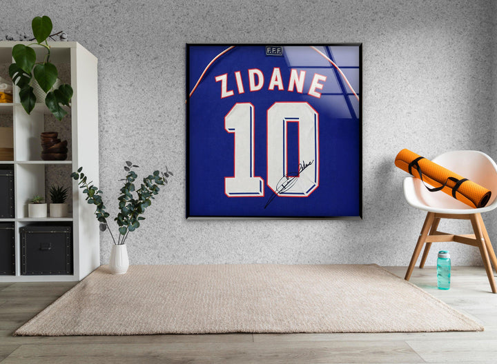 Zidane Glass Wall Art glass art painting, glass art for the Wall
