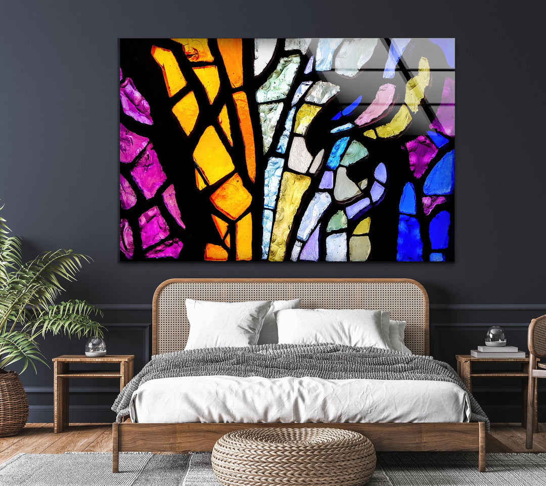 Bright Colorful Stained Glass Wall Art art glass wall art, glass wall art pictures