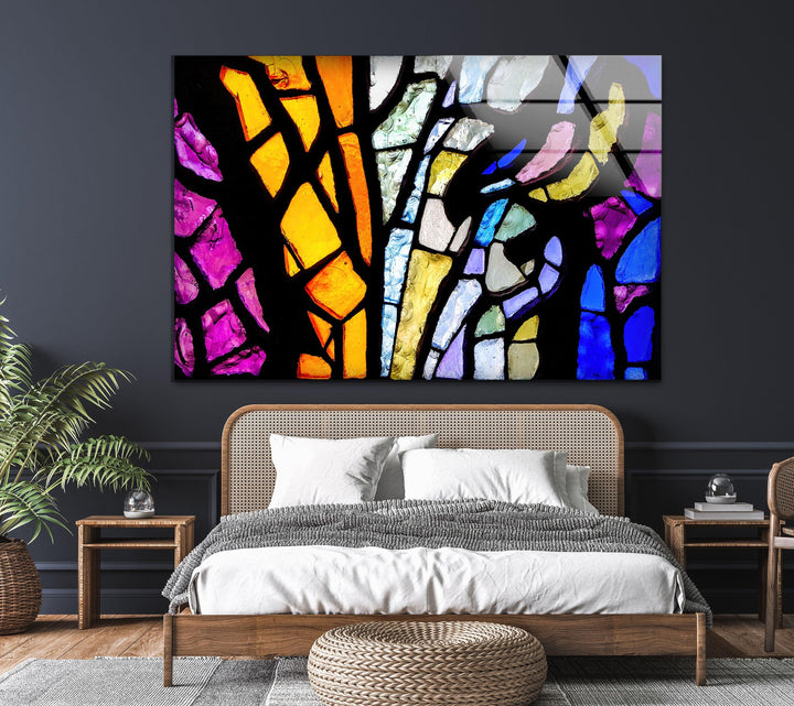 Bright Colorful Stained Glass Wall Art art glass wall art, glass wall art pictures