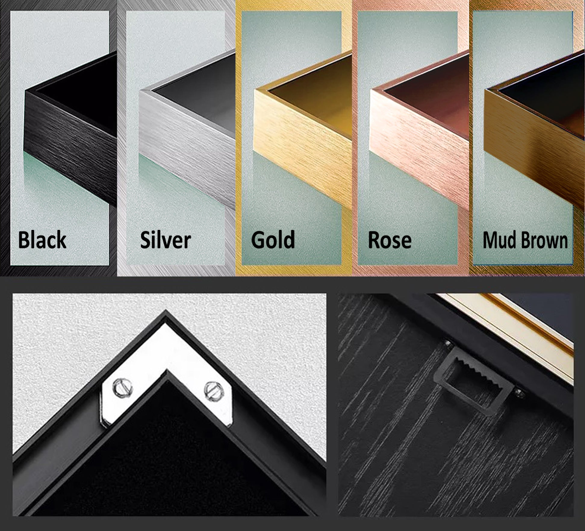 a series of photos showing different types of metal
