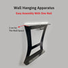 Black Marble Abstract Tempered Glass Wall Art