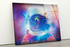 Space Decorative Astronaut Tempered Glass Wall Art