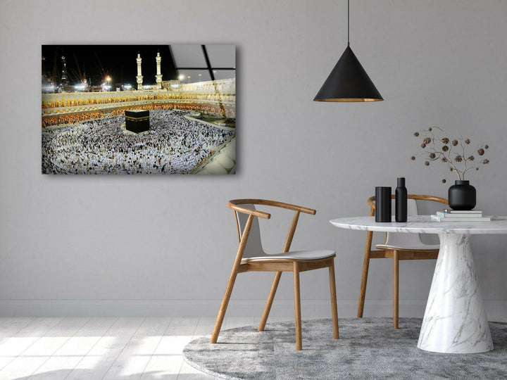 Mecca Al Haram Kaaba Tempered Glass Wall Art - MyPhotoStation