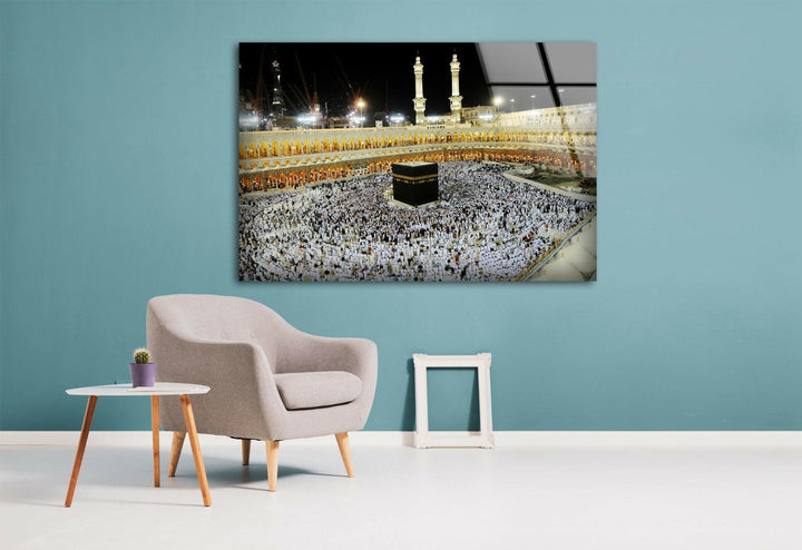 Mecca Al Haram Kaaba Tempered Glass Wall Art - MyPhotoStation