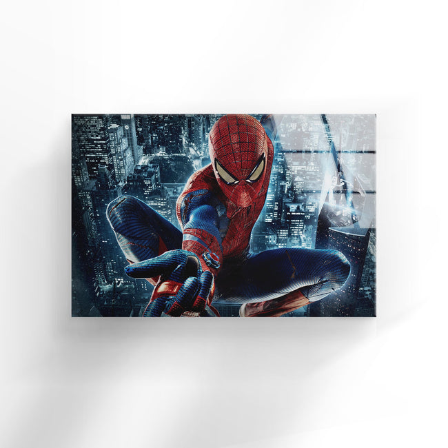 Spider Man Tempered Glass Wall Art