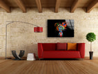 Cool Abstract Street Style Tempered Glass Wall Art