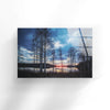 Lake View Tempered Glass Wall Art