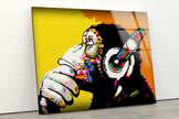 Monkey Cool Art Street Art Tempered Glass Wall Art