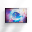 Space Decorative Astronaut Tempered Glass Wall Art