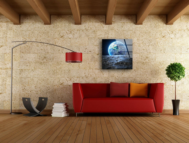 Earth From Space Glass Wall Art art glass wall art, glass wall art pictures