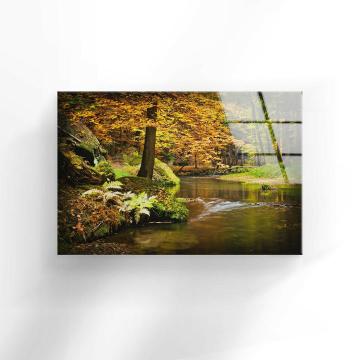 Nature art prints capturing the serene beauty of Portugal’s famous volcanic lake at sunrise.
