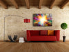 Colorful Modern Tempered Glass Wall Art