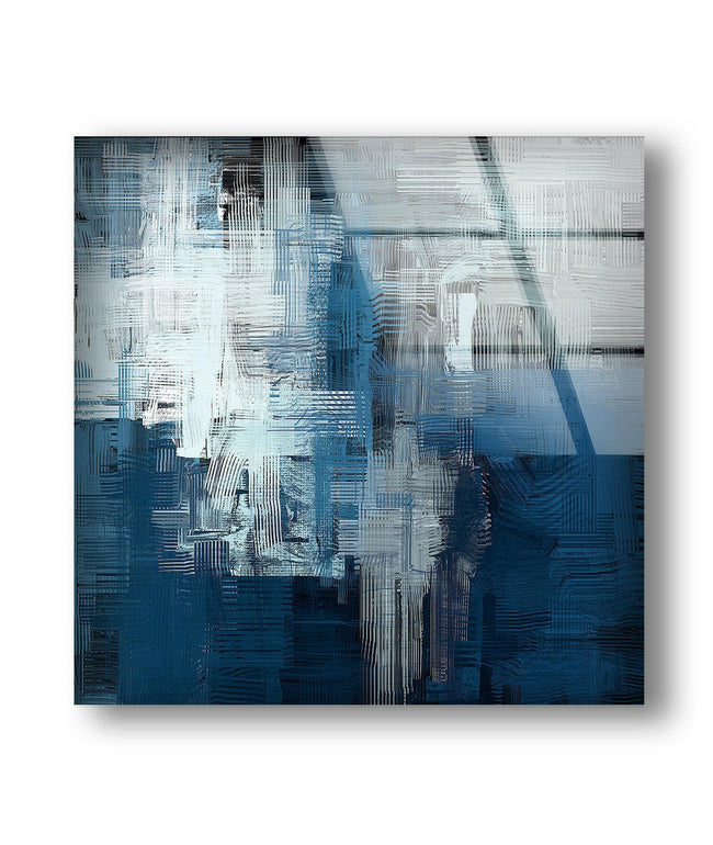 Abstract Contemporary Modern Tempered Glass Wall Art