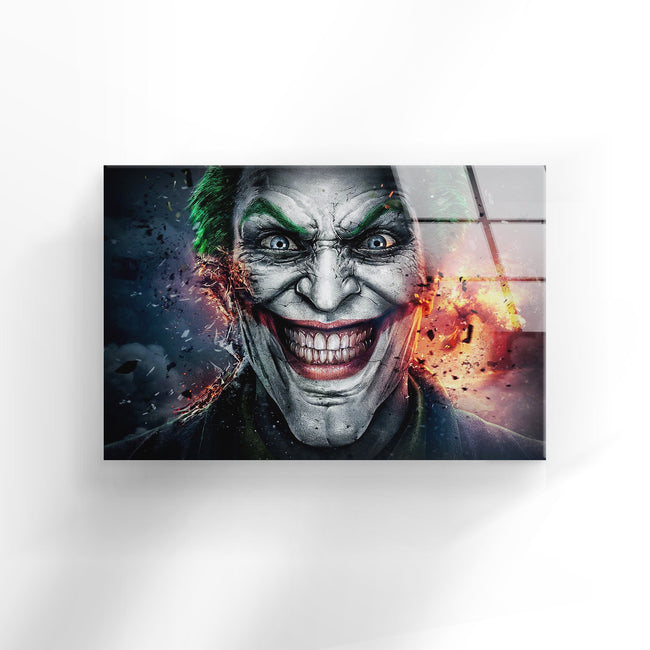 Joker Tempered Glass Wall Art