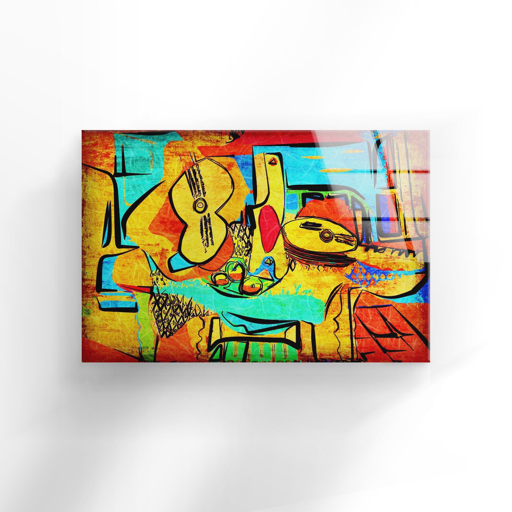 Pablo Picasso Tempered Glass Wall Art