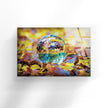 Sea and Sunset View Tempered Glass Wall Art