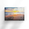 Sea Beach Tempered Glass Wall Art