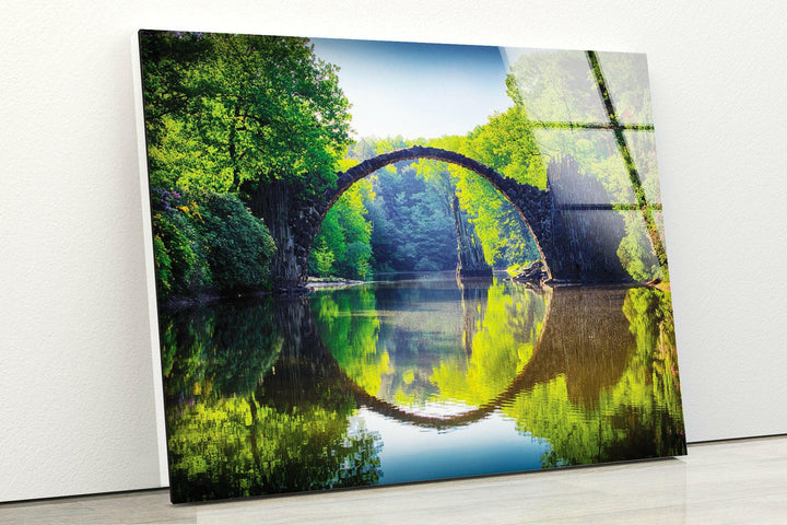Glaswandkunst „Teufelsbrücke“