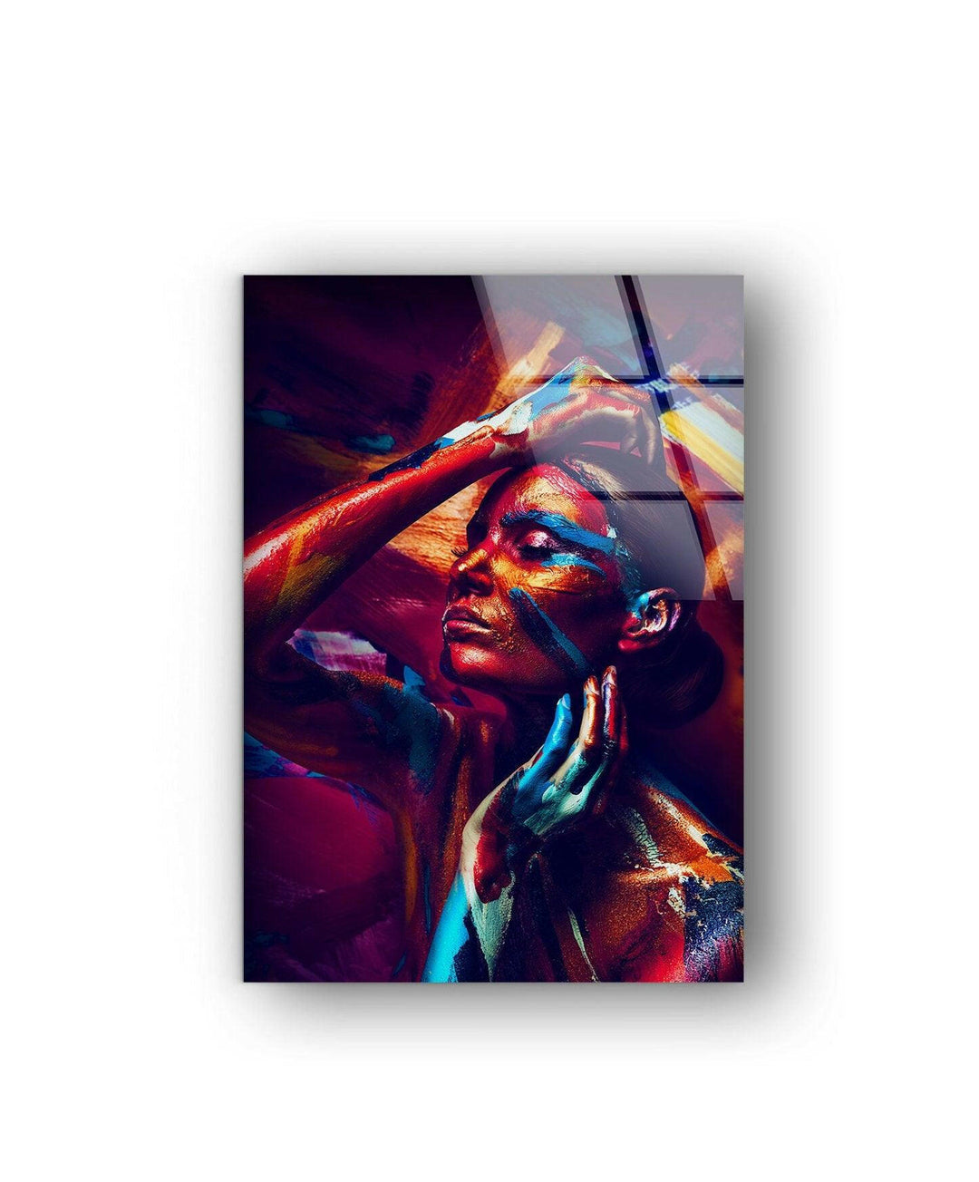 Woman Modern Fractal Cool Art Pieces & Glass Art Prints