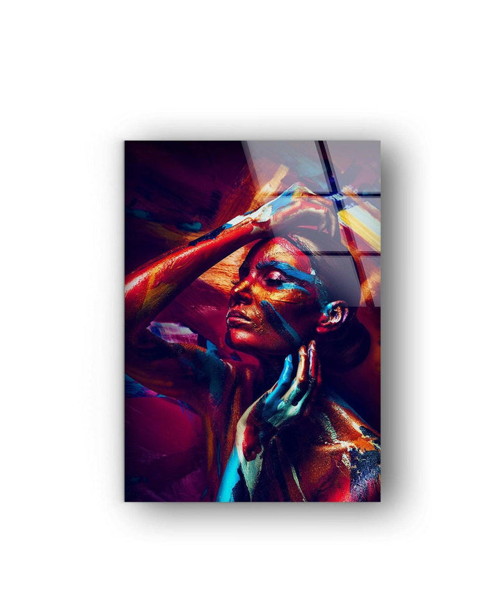 Woman Modern Fractal Cool Art Pieces & Glass Art Prints
