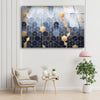 Abstract Marble Style Tempered Glass Wall Art