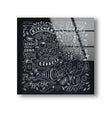 Kitchen Text Writing Tempered Glass Wall Art