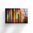Colorful Wooden Tempered Glass Wall Art