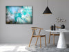 Blue and Green Abstract Tempered Glass Wall Art