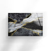 Black Gold Marble Wall Decor Tempered Glass Wall Art