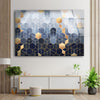 Abstract Marble Style Tempered Glass Wall Art
