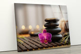 Zen Spa Stones Tempered Glass Wall Art
