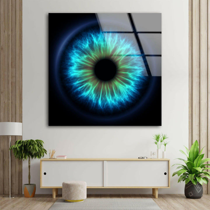 Blaues Auge, Glaswandkunst