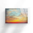 Sunset Sky Tempered Glass Wall Art