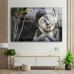 Hindu Statue Tempered Glass Wall Art