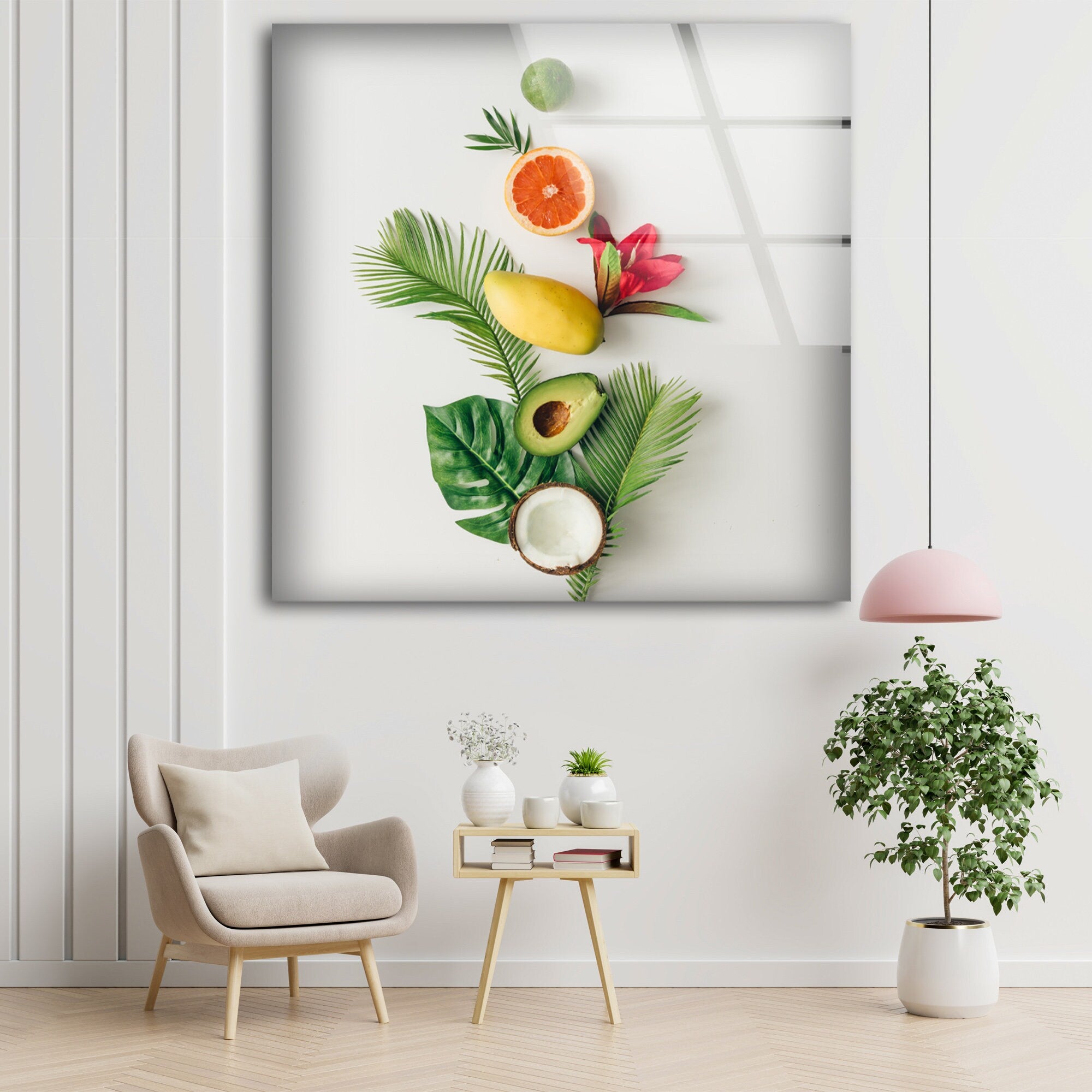 Fruits Tempered Glass Wall Art
