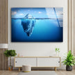 Ocean Iceberg Tempered Glass Wall Art