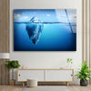 Ocean Iceberg Tempered Glass Wall Art