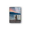 Balanced Stones Tempered Glass Wall Art