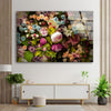 Colorful Roses Flowers Tempered Glass Wall Art