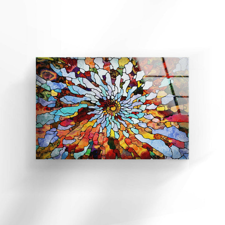 Colorful Stained Design Glass Wall Art - Stunning Glass Wall Art for Sale Custom Tempered Glass Wall Art Modern Glass Wall Pictures Decor Unique Glass Paintings for Walls